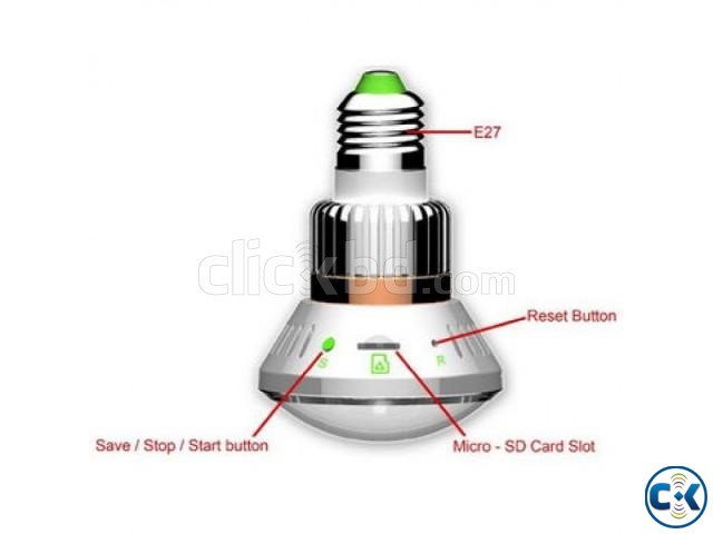 WIFI LED light bulb Hidden ip Camera intact Box large image 0