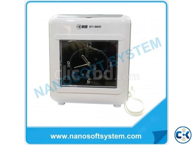 Paper card attendance punch card machine Price in bd large image 0