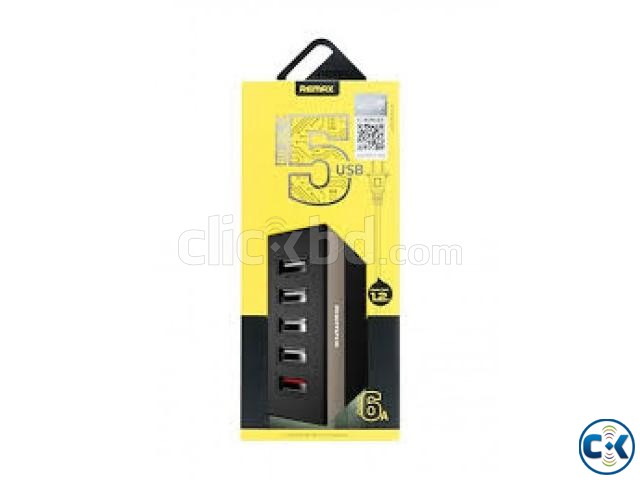 Remax RU-U1 Ming Series 5 Port Portable USB Hub Charger large image 0