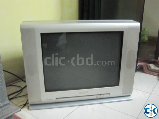 Toshiba Bomba 21 ColorFlat TV Used 4 years made in Japan large image 0