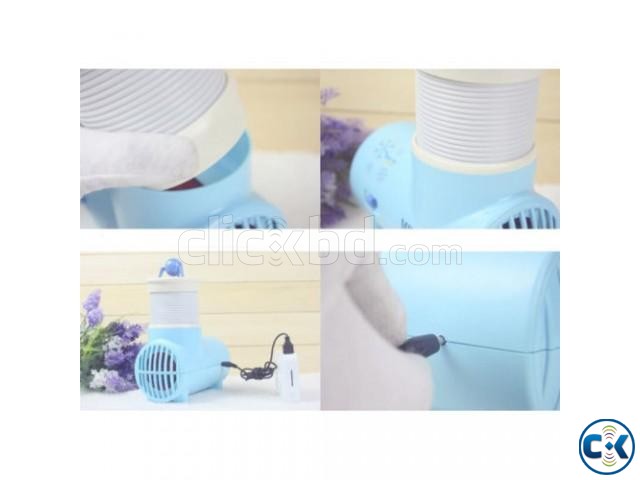 360 Rotation Turbine USB Cooling Fan Fragrance Drive Midge L large image 0