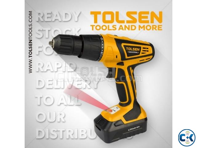 TOLSEN LI-ION CORDLESS DRILL. large image 0