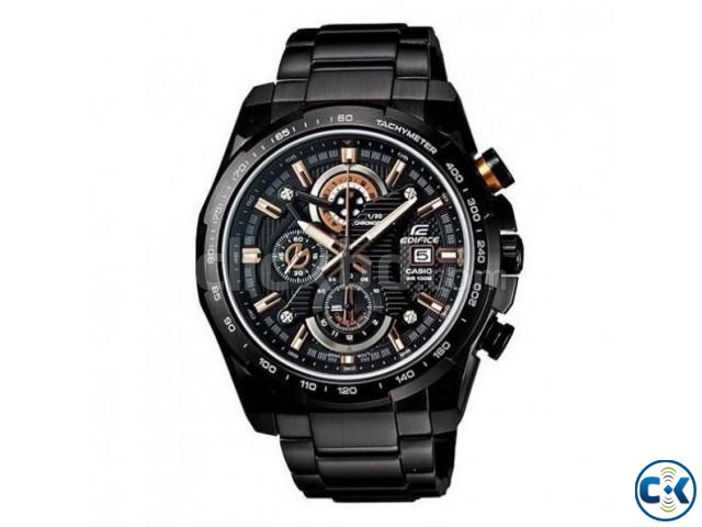 Casio Edifice Watch 523BK-1AV EFR KW-SUPER BLACK large image 0