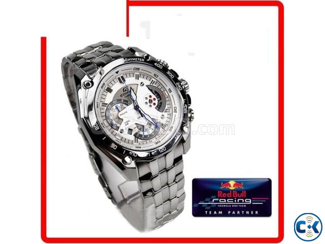 CASIO EDIFICE EF-550RBSP Silver Color Mens Wrist Watch large image 0