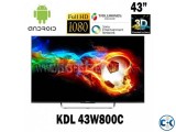 Sony Bravia W800C 43 Android 3D SMART TV