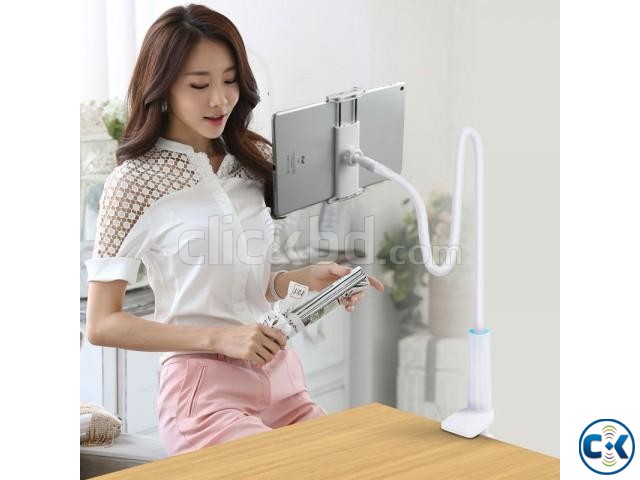 Flexible Long Tablet PC Smart phone Lazy Bed Table Holder large image 0