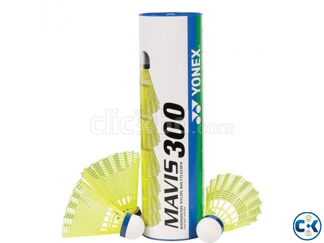 Yonex Mavis 300 Badminton Shuttlecock lime Yellow large image 0