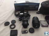 Nikon D7200 Digital SLR Camera with 3 lens.