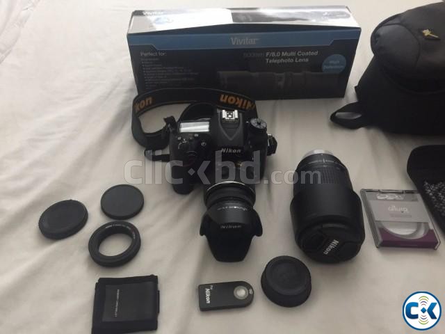 Nikon D7200 Digital SLR Camera with 3 lens. large image 0