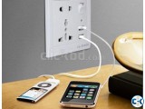 Universal Socket with usb mobile charging port