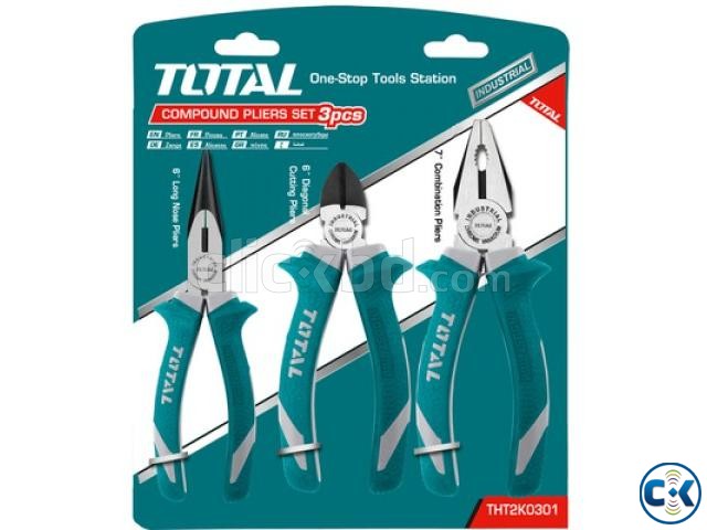 TOTAL 3PCS PLIERS SET large image 0