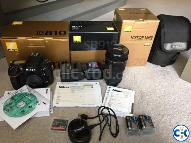 Nikon D810 Digital SLR Camera. USA Model large image 0