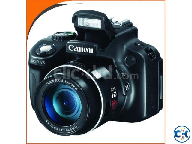 Canon PowerShot Digital Camera Black SX50 HS large image 0