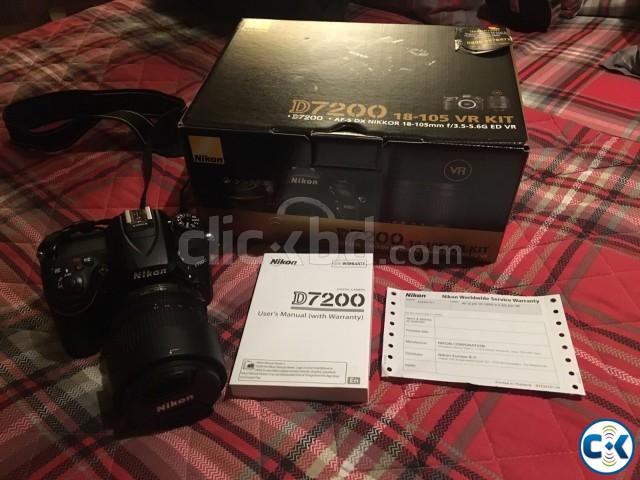 Nikon D7200 With 18-105 VR Lens large image 0