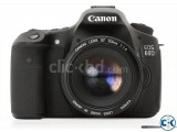 Canon 60D with 18-135mm stm prime50 filter 32gb memory card