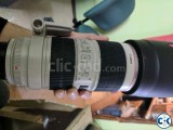 Canon EF 70-200mm USM Lens.