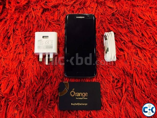 Samsung galaxy s7 EDGE 32gb black onyx with accessorise large image 0