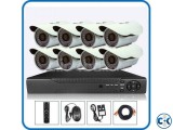 8pcs CCTV Camera package Price in Bangladesh