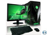 Desktop Gaming PC Core i5 1GB Graphics 20 LED 4GB RAM