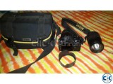 Nikon D60 DSLR 18-105mm lens and Camera Bag