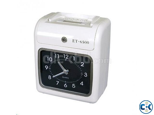 paper attendance with clock card holder large image 0