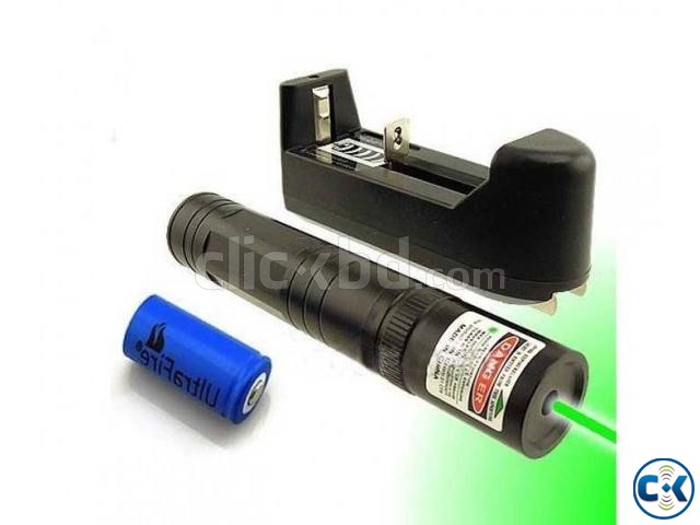 Rechargeable Green Laser Pointer intact pack large image 0