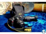 Nikon D 3200 With Lens