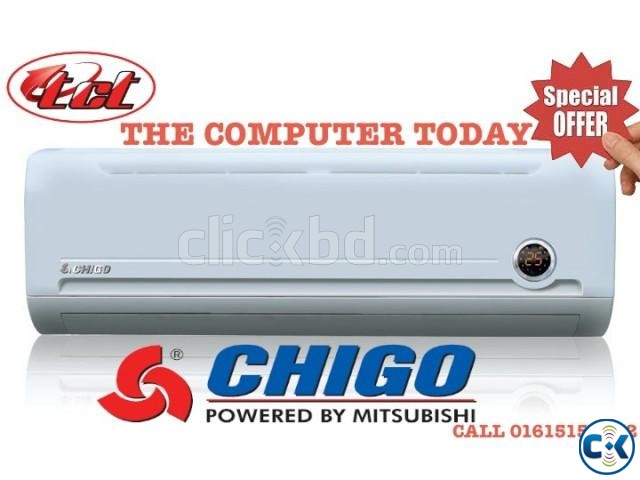 CHIGO AC 1 TON split air conditioner has 12000 BTU large image 0