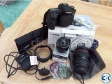 canon 70d DSLR camera with 2 lens.