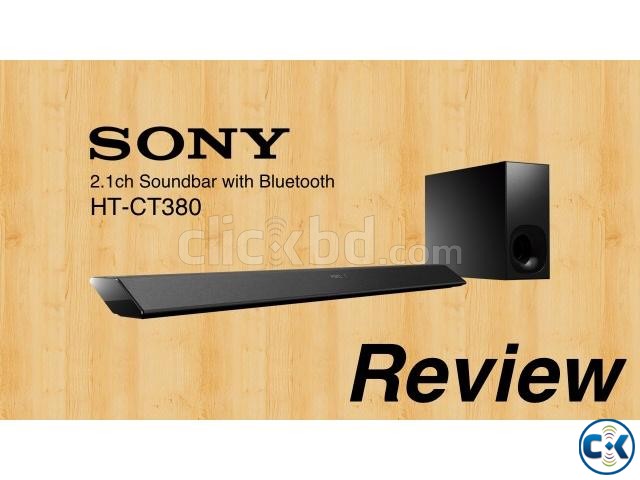 Sony HT-CT380 2.1 Channel Bluetooth Soundbar Speaker large image 0