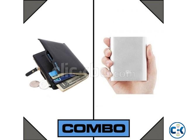 Combo of Bogesi Cowhide Wallet For Men Mi 10000 mAh Power large image 0