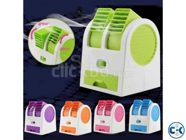 Mini Air Cooler Dual flow Fan -1pc large image 0