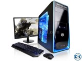 Gaming Core i5 pc with 19 Led 3yrs wty