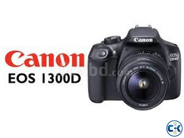 Canon EOS 1300D 18MP DIGIC 4 Budget DSLR Camera large image 0