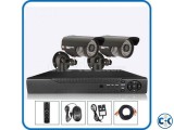 2pcs CCTV HD Camera package Full Night vision 