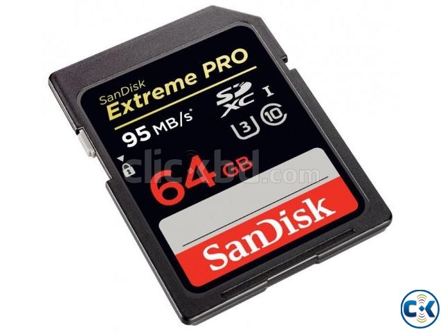 SanDisk Extreme PRO 64GB UHS-I SDXC Memory Card Up To 95MB s large image 0