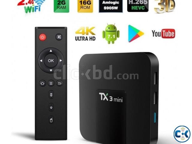 TX3 Mini Android 7.1 4K TV BOX 2GB 16GB large image 0