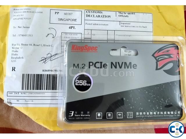 NVME M2 SSD 256 GB KINGSPEC large image 0