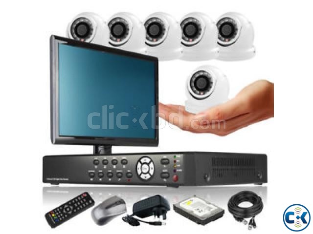 6 Channel CCTV System 40 full Package 41  large image 0