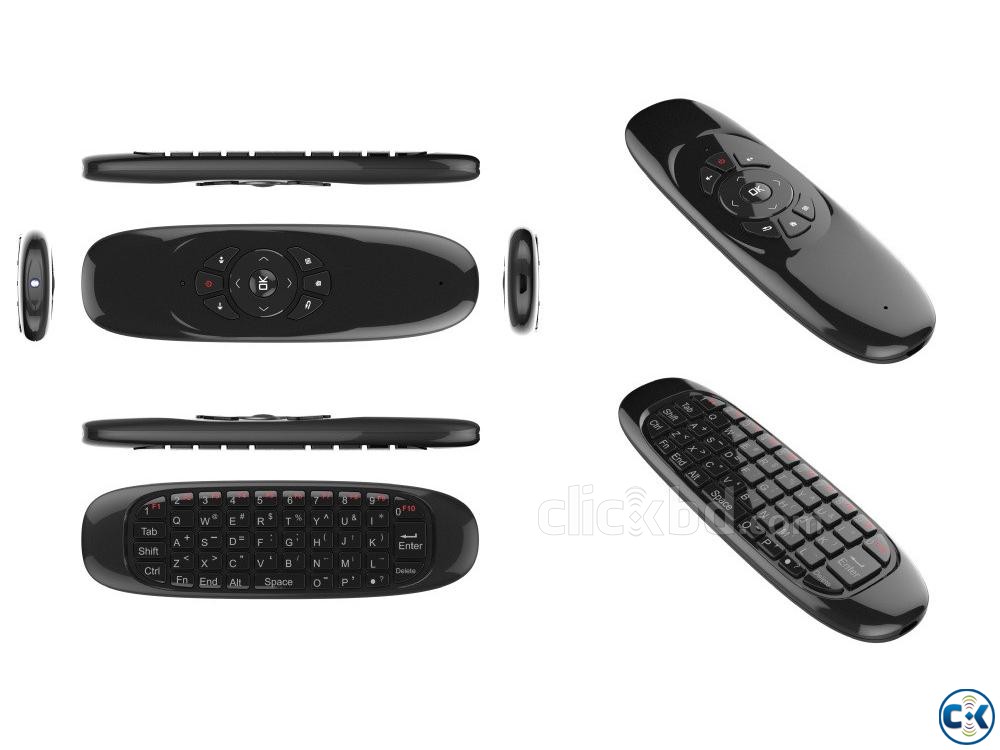 C120 2.4GHz Mini Wireless Air Mouse with Keyboard large image 0