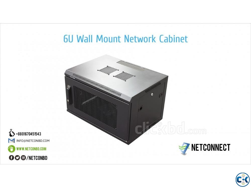 06U Wall Mount Network Cabinet large image 0