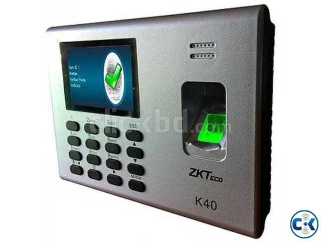 ZKTeco K40 Fingerprint and Time Attendance Machine. large image 0