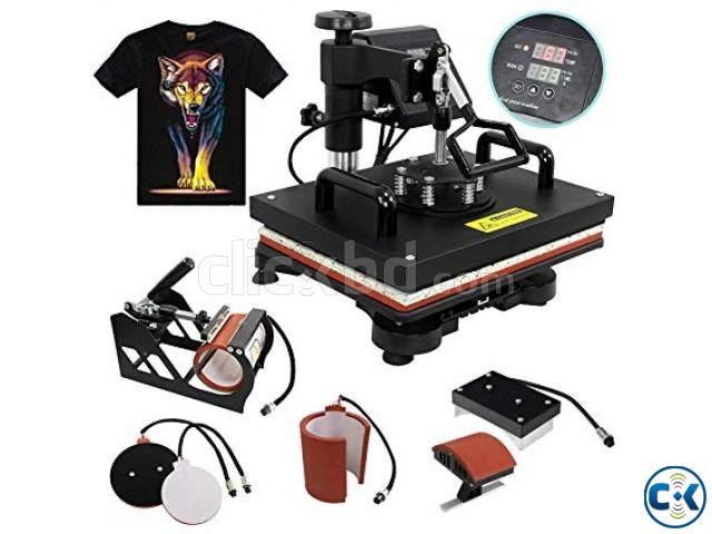 Heat press machine Combo all in one t shirt mug cap plat  large image 0