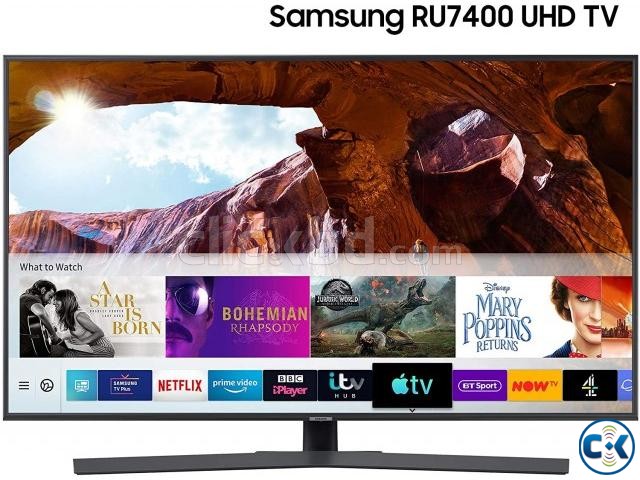 Samsung 55 Inch RU7400 Android TV with Voice Remot Control large image 0