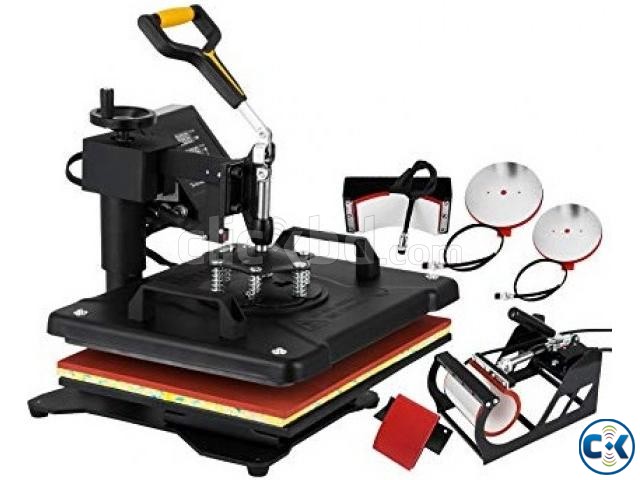 Heat press machine Combo all in one t shirt mug cap plat  large image 0