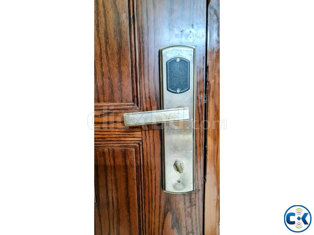 Luxury High Grade Home door lock Fingerprint Card Password large image 1