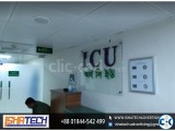 Acp Board Name Plate Tempered Glass and Acrylic Logo Color P