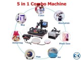 Combo all in one heat press machine