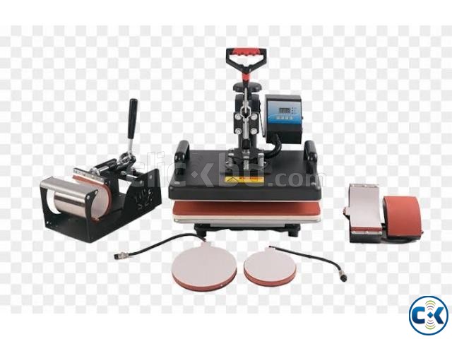 combo 5 in 1 heat press machine large image 0