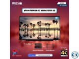 WICON PREMIUM 43 METAL BODY DOUBLE GLASS SMART TV